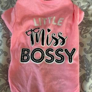 Red and Pink Heart bucket, hat, little Missy, boss, pink little T-shirt,